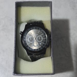 Black and Silver Men's Watch